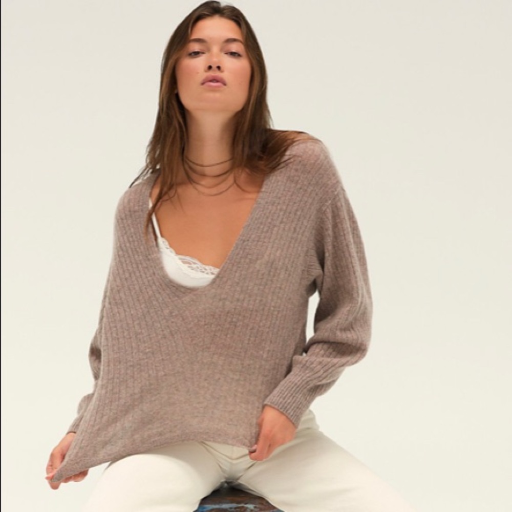 Free People Elias Cashmere V Sweater